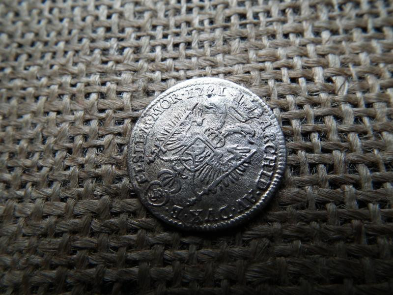 Károly, ezüst 3 krajcár, 1721, Prága