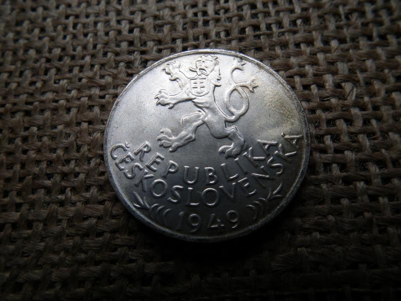 Csehszlovákia, 100 korona, 1949, ezüst
