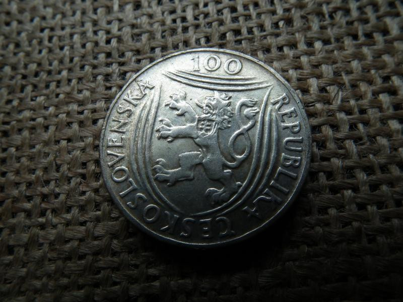 Csehszlovákia, 100 korona, 1951, ezüst