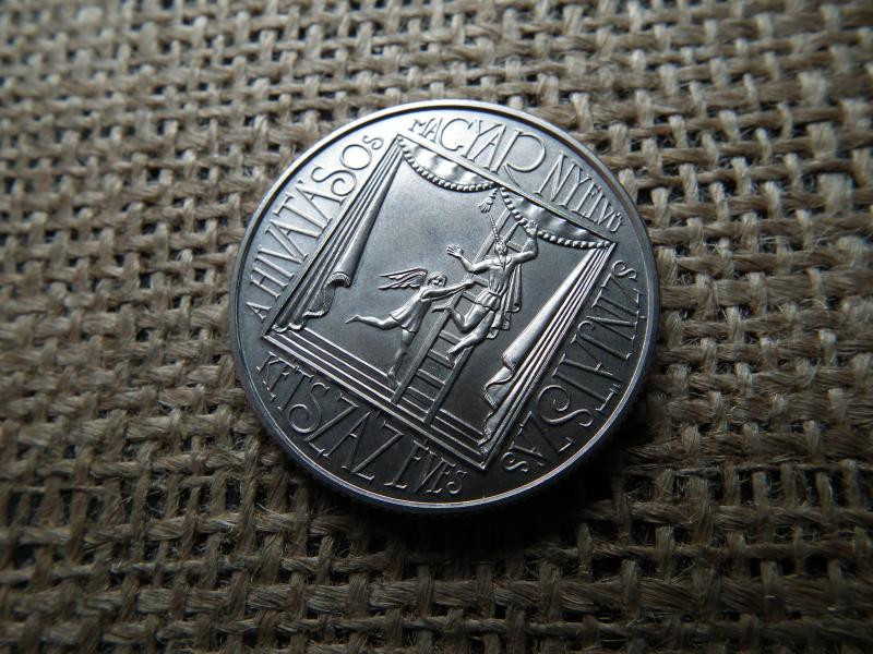 100 forintos érme, 1990, Kétszáz éves a magyar nyelvű színjátszás
