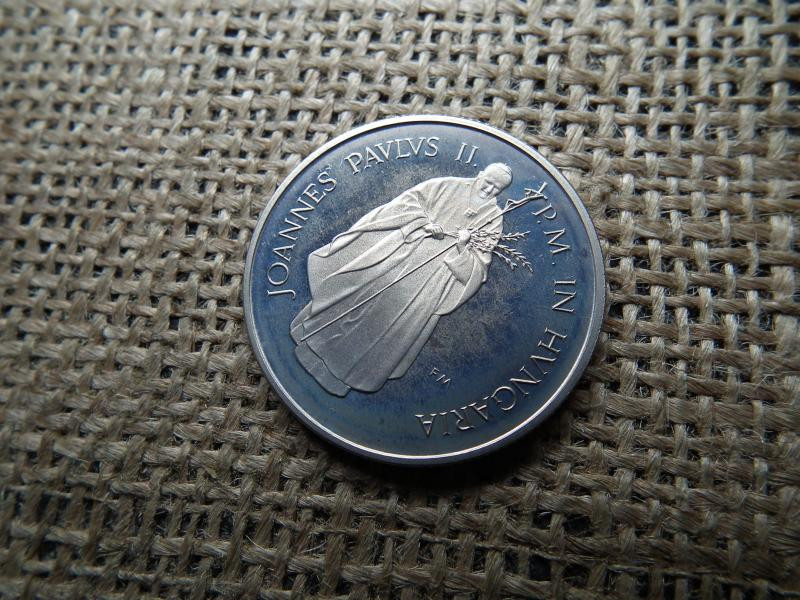 100 forintos érme, 1991, II. János Pál pápa