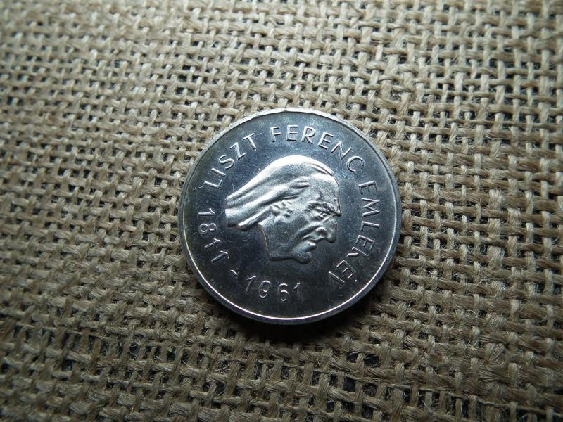 Ezüst 50 forint, 1961 BU, Liszt Ferenc