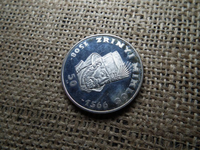 Ezüst 50 forint, 1966, Zrínyi Miklós, PP
