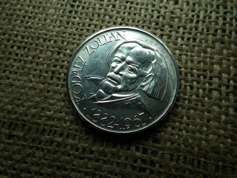 Ezüst 50 forint, 1967, Kodály Zoltán, BU