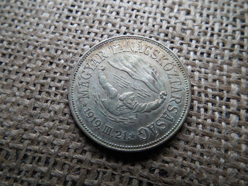Ezüst 50 forint, 1969, Tanácsköztársaság, BU