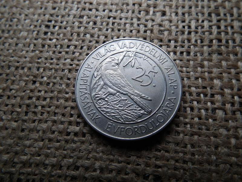 50 forintos érme, 1988, Világ Vadvédelmi Alap, BU