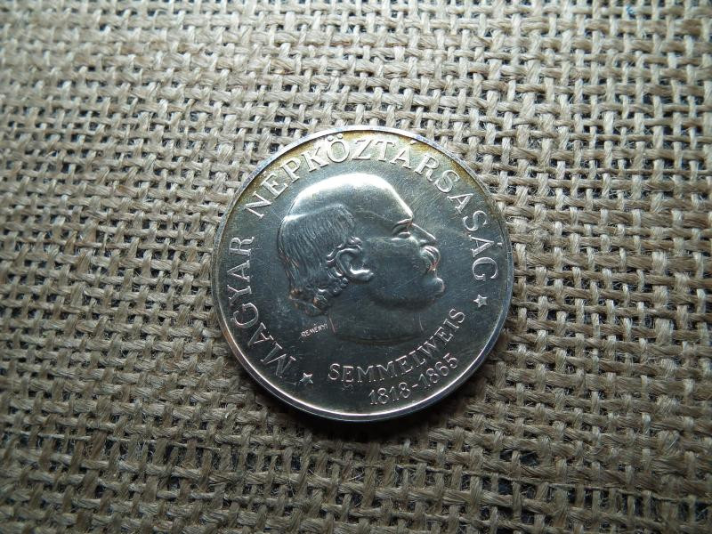 Ezüst 100 forint, 1968, BU, Semmelweis