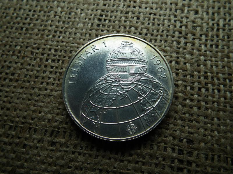 Ezüst 500 forint, 1992, Telstar 1, BU