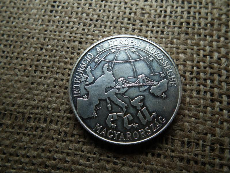 Ezüst 500 forint, 1993, BU, ECU