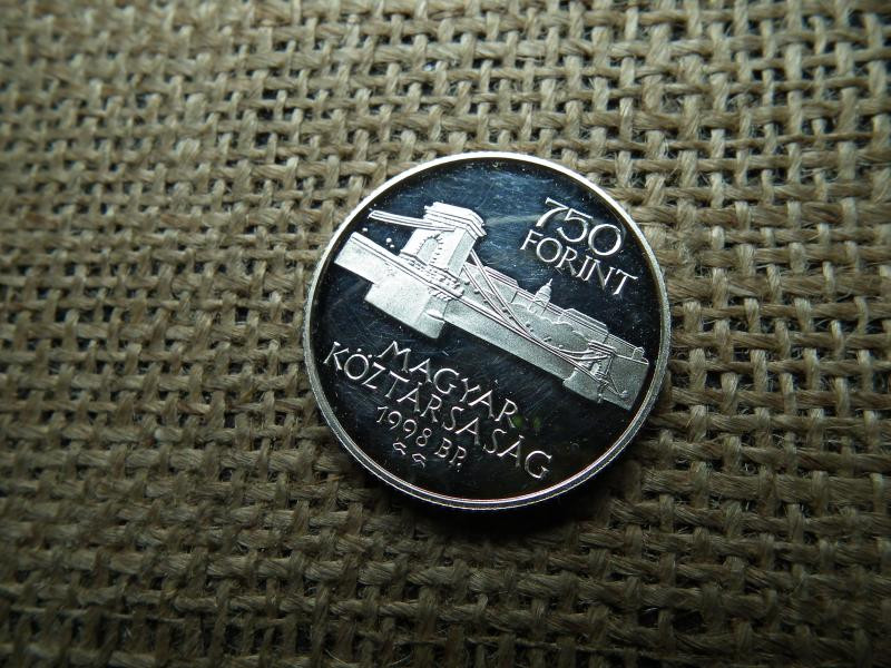 Ezüst 750 forint, 1998, Budapest, PP