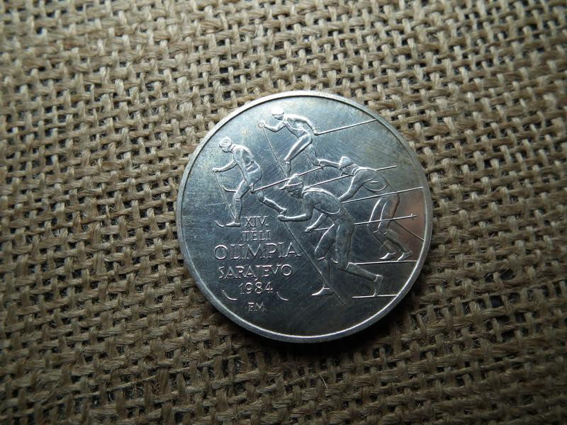 Ezüst 500 forint, 1984, Sarajevo