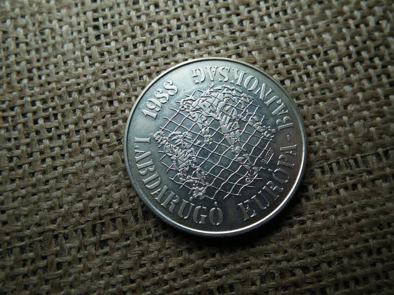Ezüst 500 forint, 1988, Labdarúgó EB