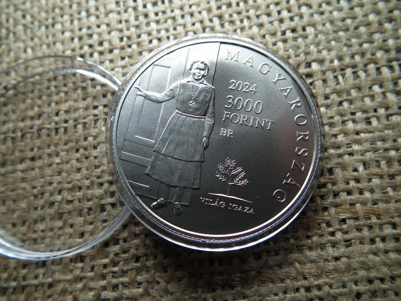 3000 forintos érme, 2024, Boldog Salkaházi Sára, BU