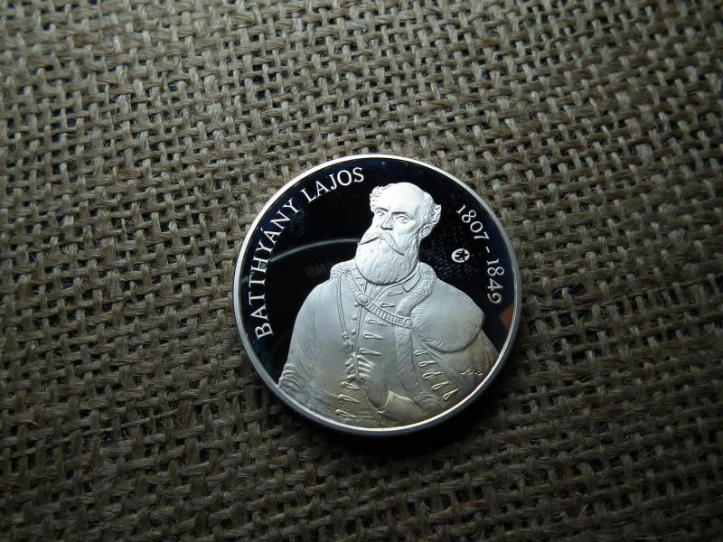 Ezüst 5000 forint, 2007, Batthyány Lajos, PP