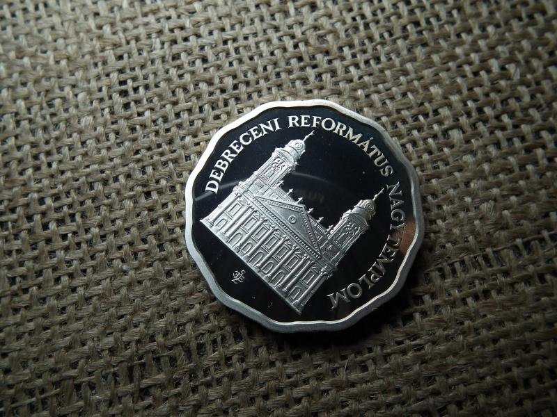 Ezüst 5000 forint, 2007, Debreceni templom