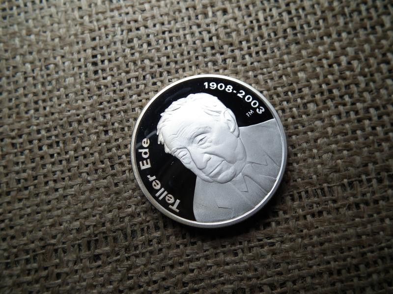Ezüst 5000 forint, 2008, Teller Ede