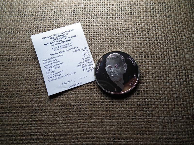 Ezüst 10000 forint 2020, Harsányi, PP