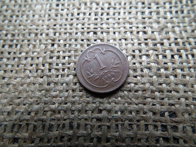 1 Heller, 1909, Korona Érmék
