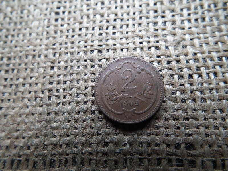 2 Heller, 1909, Korona 1892-1925