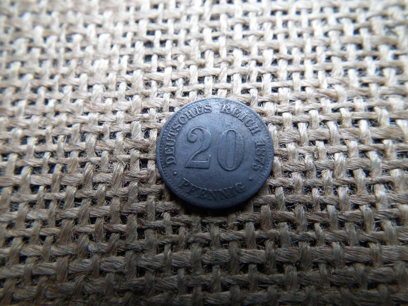 Birodalmi 20 pfennig bankjegy, 1875, G