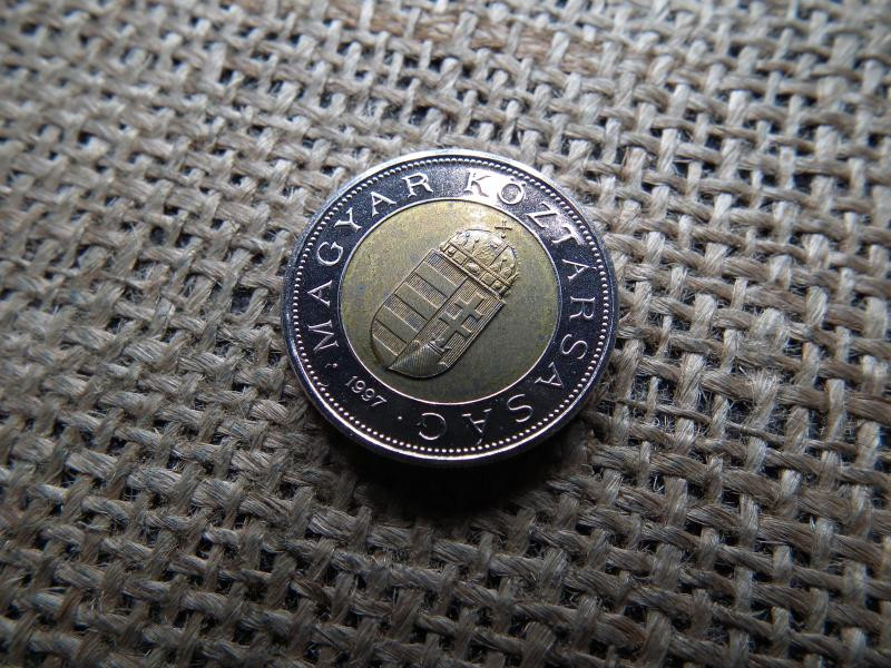 100 forintos érme, 1997, BU, bicolor
