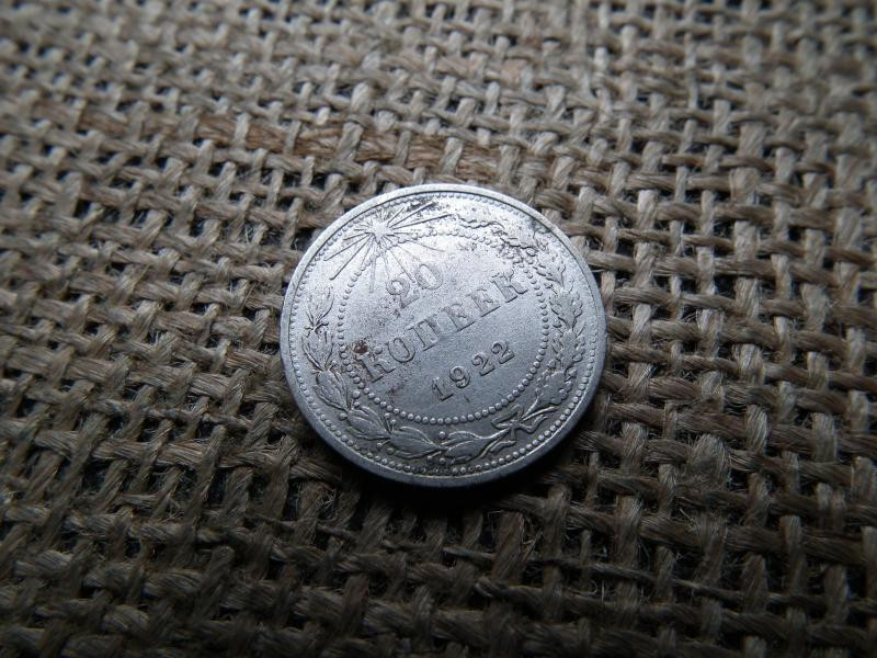 Ezüst 20 kopek, 1922, Oroszország