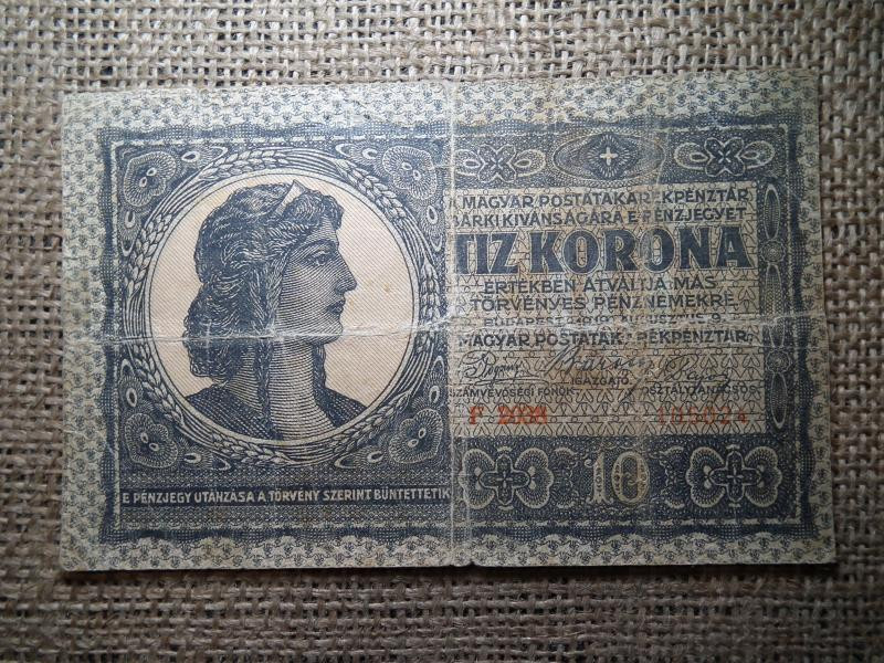 10 korona bankjegy, 1919