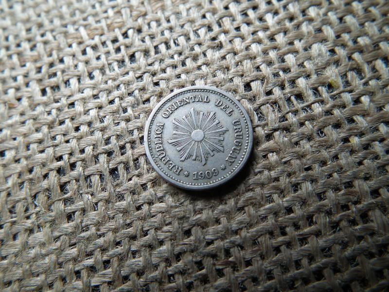 Uruguayi 1 centesimo, 1909