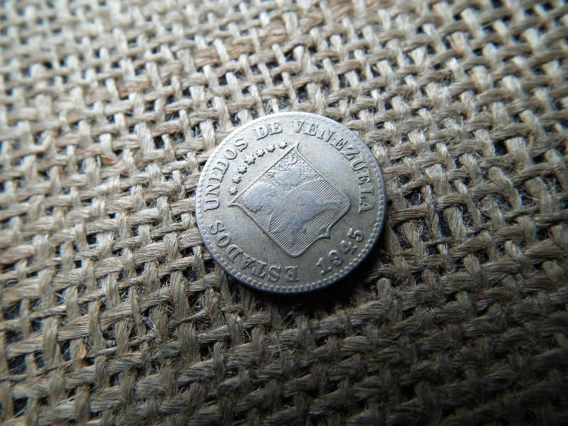 Venezuela 5 centimos, 1945