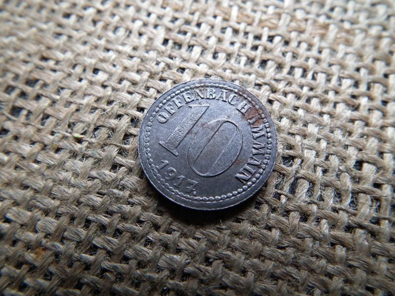 Németország 10 pfennig, 1917, Offenbach am Main