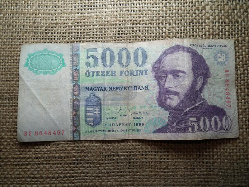 5000 forintos bankjegy, 1999, BF