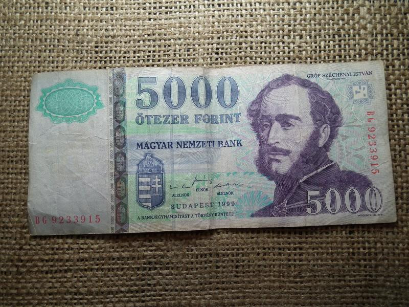 5000 forintos bankjegy, 1999, BG sorozat