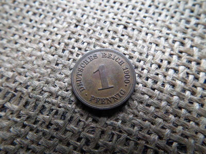 Németország, 1 pfennig, 1900 E, birodalmi érme