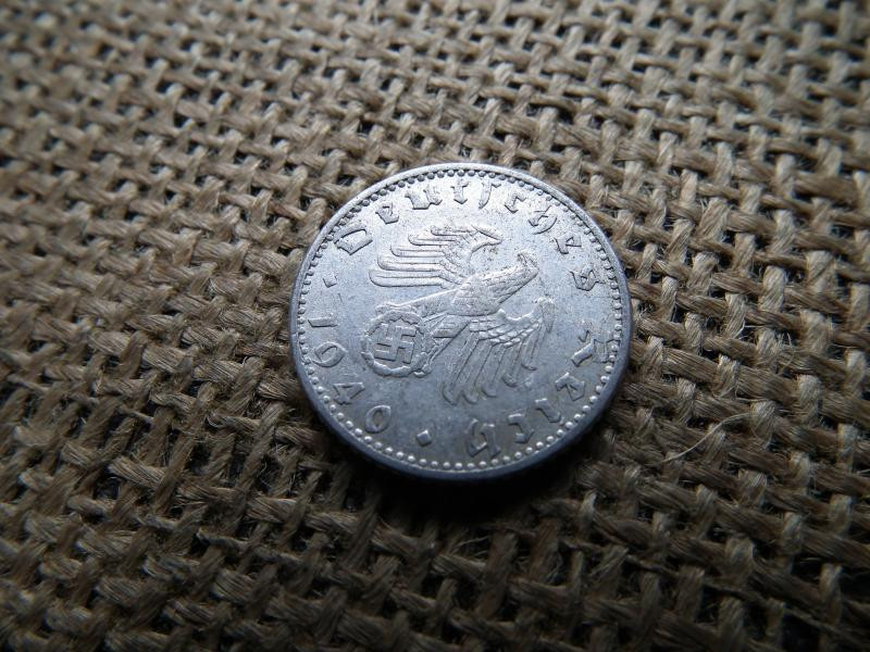 Németország, 50 pfennig, 1940 G, birodalmi érme