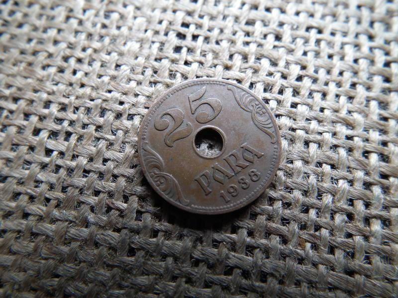 Jugoszlávia 25 para, 1938