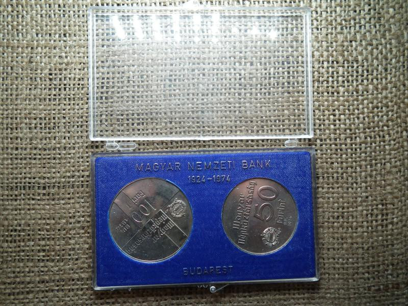 Ezüst 50 és 100 forint, 1974, MNB