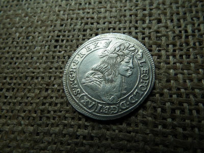 Lipót ezüst 15 krajcár, 1679 KB, XV