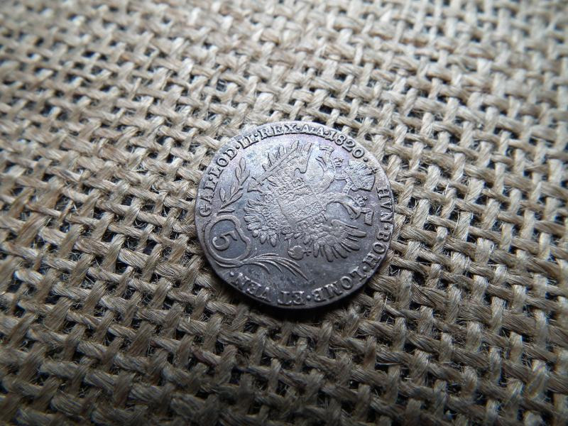 Ferenc, 5 krajcár 1820, ezüst
