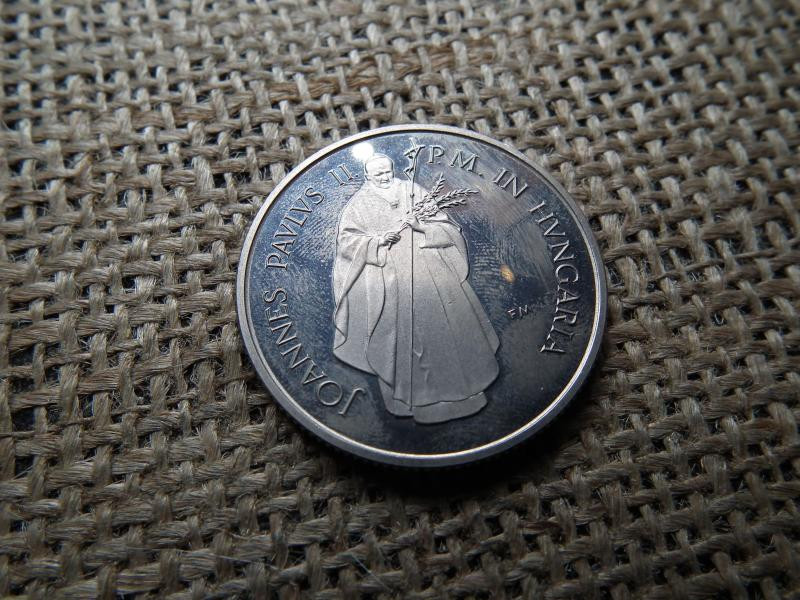 100 forintos érme, 1991, PP János Pál