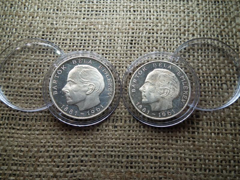 Bartók Béla Pár, 1961, Ezüst 50 és 25 forint