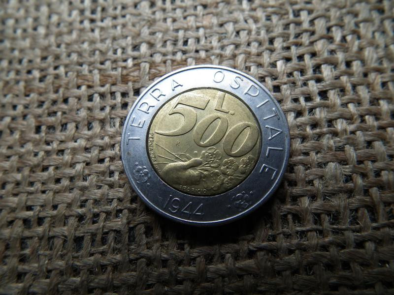 San Marino 500 líra, 1991, vendégszerető föld