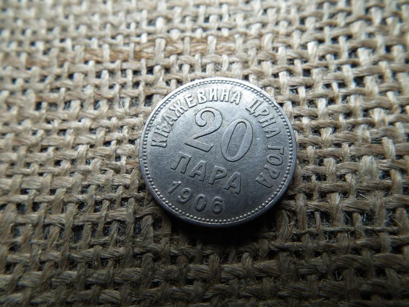 Montenegró 20 para, 1906