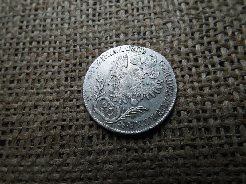 Ferenc, Ezüst 20 Krajcár, 1805 E