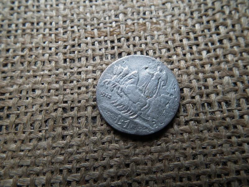 Olaszország, 1 Lira, 1912, Ezüst