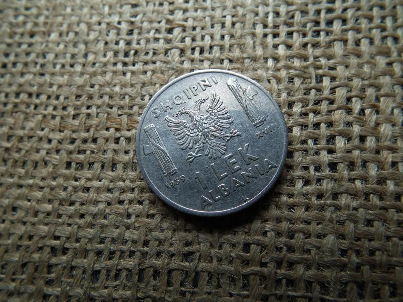 Albánia 1 lek, 1939, fémpénz