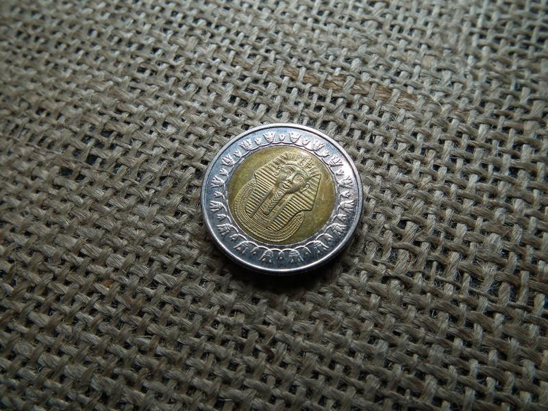 Egyiptom 1 font, 2008, fémpénz