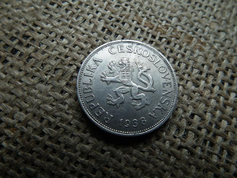 Csehszlovákia 5 korona, 1938