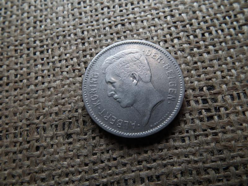 Belgium 1 Belga / 5 frank, 1931, I. Albert