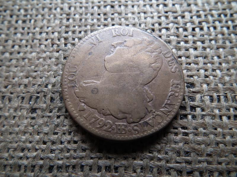 Franciaország 2 Sols, 1792, XVI. Lajos