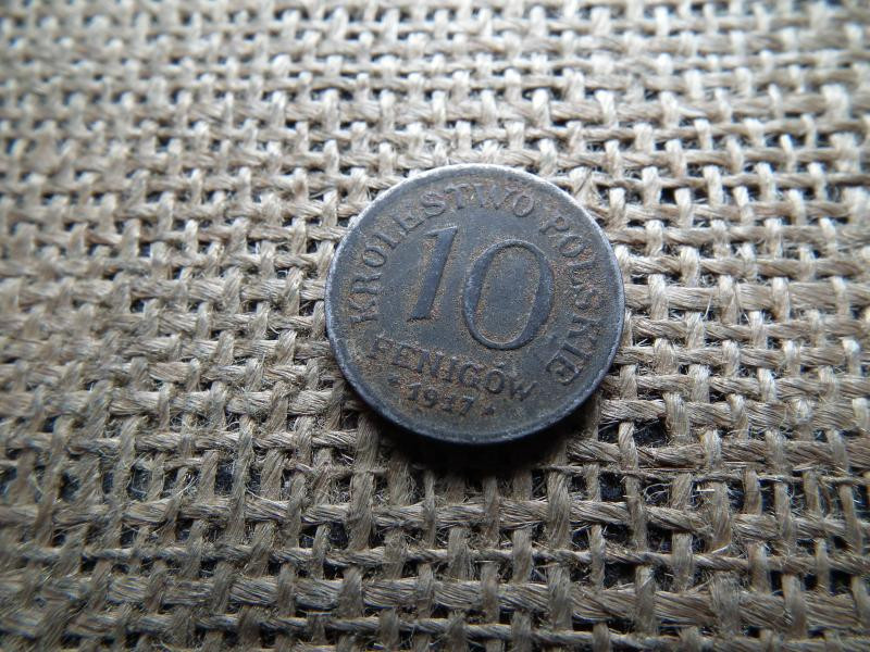 Lengyelország 10 pfennig, 1917, FF